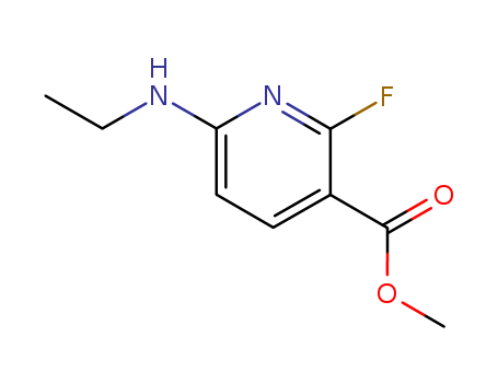 3-PYRIDINECARBOXYLIC ACID 6-(ETHYLAMINO)-2-FLUORO-,METHYL ESTER