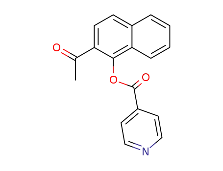 isonicotinic acid 2-acetyl-naphthalen-1-yl ester