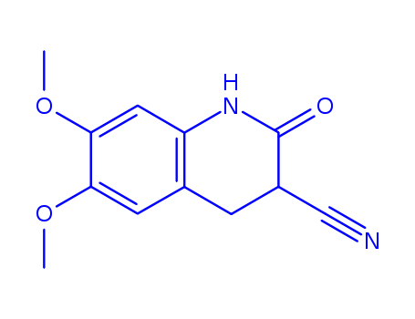 1,2,3,4-TETRAHYDRO-6,7-DIMETHOXY-2-OXO-3-QUINOLINECARBONITRILECAS