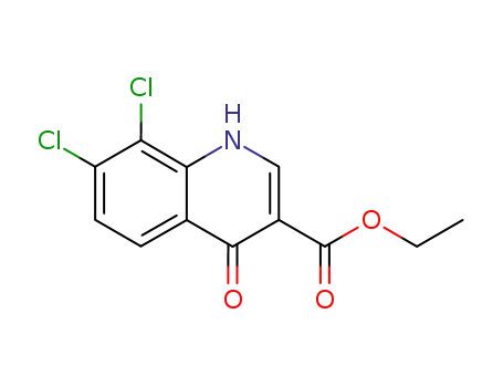 에틸 7,8-디클로로-1,4-디히드로-4-옥소퀴놀린-3-카르복실레이트