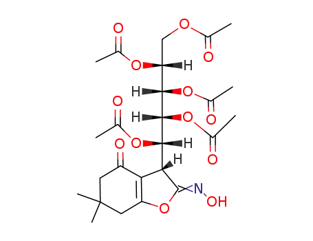 Acetic acid (1S,2R,3S,4R)-2,3,4,5-tetraacetoxy-1-{(R)-2-[(Z)-hydroxyimino]-6,6-dimethyl-4-oxo-2,3,4,5,6,7-hexahydro-benzofuran-3-yl}-pentyl ester