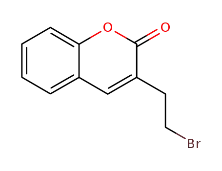 Molecular Structure of 20972-54-7 (3-(2-Bromoethyl)coumarin)