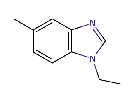 Molecular Structure of 17582-97-7 (Benzimidazole, 1-ethyl-5-methyl- (8CI))