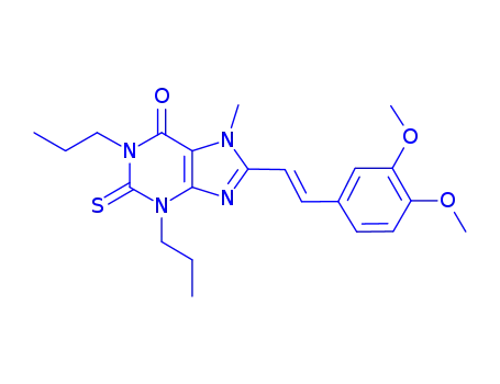 (E)-8-(3,4-Dimethoxystyryl)-7-methyl-1,3-dipropyl-2-thioxanthine
