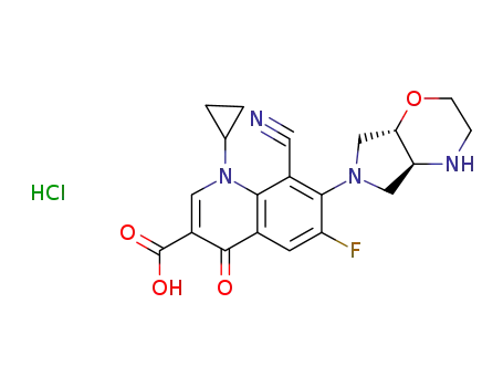 Molecular Structure of 209342-41-6 (Finafloxacin Hydrochloride)