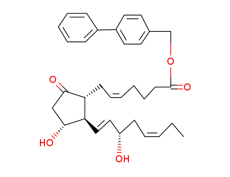 Prostaglandin E(3)-p-phenylbenzylester