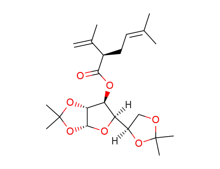 (R)-2-Isopropenyl-5-methyl-hex-4-enoic acid (3aR,5R,6S,6aR)-5-((R)-2,2-dimethyl-[1,3]dioxolan-4-yl)-2,2-dimethyl-tetrahydro-furo[2,3-d][1,3]dioxol-6-yl ester