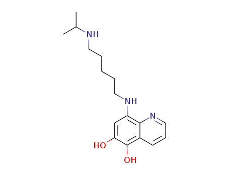 5,6-Quinolinediol, 8-((5-((1-methylethyl)amino)pentyl)amino)-