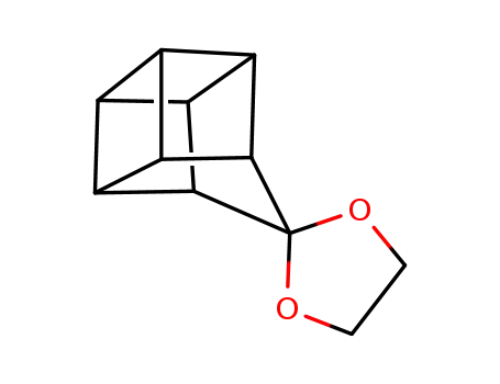 Molecular Structure of 427-83-8 (Spiro[1,3-dioxolane-2,9'-pentacyclo[4.3.0.02,5.03,8.04,7]nonane](8CI,9CI))