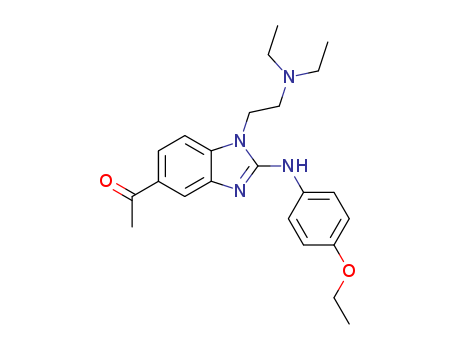 Ethanone,1-[1-[2-(diethylamino)ethyl]-2-[(4-ethoxyphenyl)amino]-1H-benzimidazol-5-yl]-