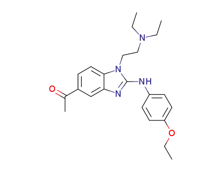 1-{1-[2-(diethylamino)ethyl]-2-[(4-ethoxyphenyl)amino]-1H-benzimidazol-5-yl}ethanone