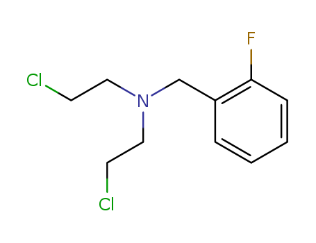 2-chloro-N-(2-chloroethyl)-N-[(2-fluorophenyl)methyl]ethanamine