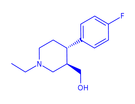 3-Piperidinemethanol,1-ethyl-4-(4-fluorophenyl)-, (3S,4R)-