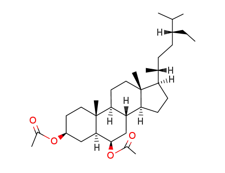 5α-stigmastanediyl-(3β.6β)-diacetate