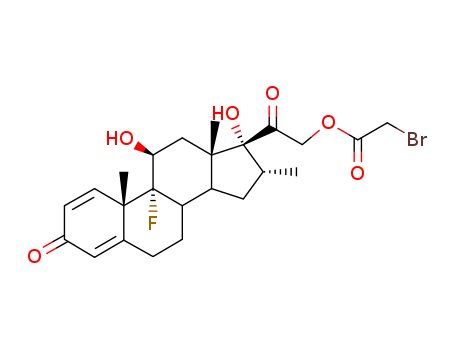 [2-[(8S,10S,11S,13S,14S,16R,17R)-9-fluoro-11,17-dihydroxy-10,13,16-trimethyl-3-oxo-6,7,8,11,12,14,15,16-octahydrocyclopenta[a]phenanthren-17-yl]-2-oxoethyl] 2-bromoacetate