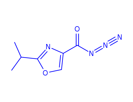 4-Oxazolecarbonyl  azide,  2-(1-methylethyl)-