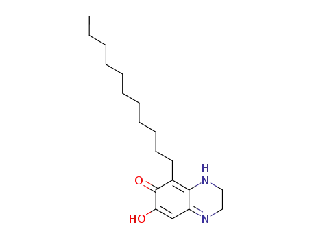 Molecular Structure of 154324-53-5 (5-undecyl-1,2,3,4-tetrahydroquinoxaline-6,7-dione)