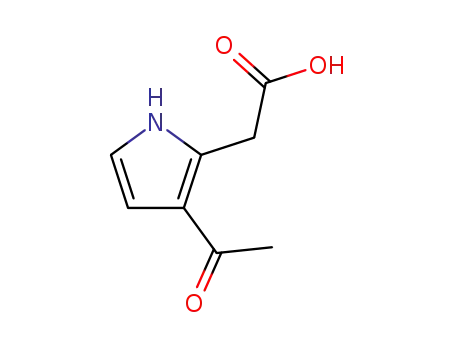1H-피롤-2-아세트산, 3-아세틸-(9CI)