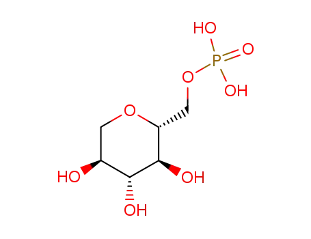 Molecular Structure of 17659-59-5 (1,5-anhydroglucitol-6-phosphate)