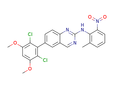 6-(2,6-dichloro-3,5-dimethoxyphenyl)-N-(2-methyl-6-nitrophenyl)quinazolin-2-amine