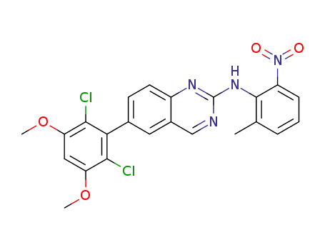 6-(2,6-dichloro-3,5-dimethoxyphenyl)-N-(2-methyl-6-nitrophenyl)quinazolin-2-amine