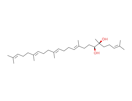 Molecular Structure of 166241-83-4 (6(S),7(S)-Dihydroxy-6,7-dihydrosqualene)