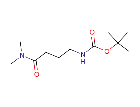 Molecular Structure of 154656-95-8 (tert-butyl 4-(dimethylamino)-4-oxobutylcarbamate)