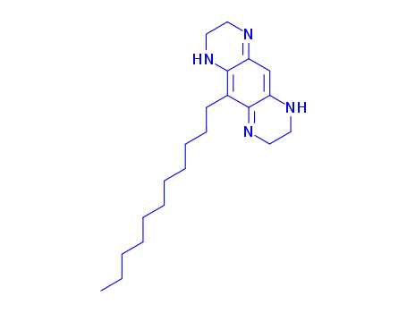 Pyrazino(2,3-g)quinoxaline, 1,2,3,6,7,8-hexahydro-5-undecyl-