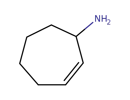 Molecular Structure of 17745-77-6 (2-Cyclohepten-1-amine(9CI))
