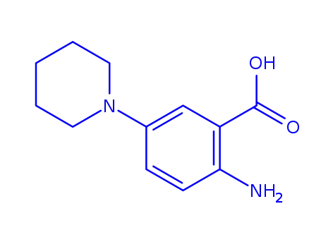 2-아미노-5-(1-피페리디닐)-벤조산