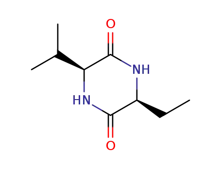 2,5-Piperazinedione,3-ethyl-6-(1-methylethyl)-,(3S,6S)-(9CI)