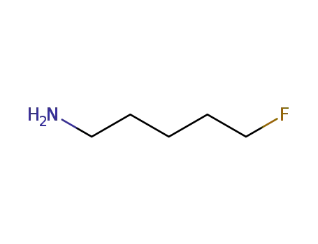 Molecular Structure of 592-79-0 (5-Fluoroamylamine)