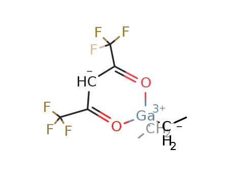 Molecular Structure of 203209-46-5 (Et2Ga(1,1,1,5,5,5-hexafluoro-2,4-pentanedionato))