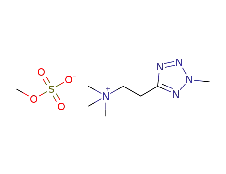 2-methyl-5-(β-trimethylammonioethyl)tetrazole methyl sulfate