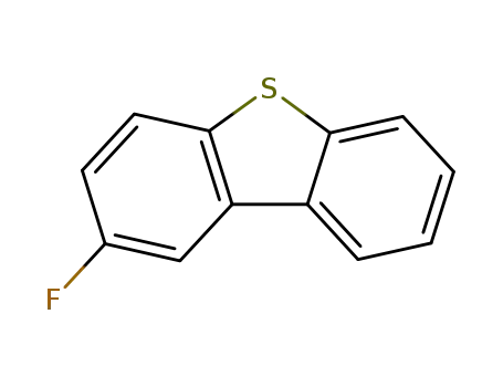 Molecular Structure of 177586-38-8 (2-FLUORODIBENZOTHIOPHENE)
