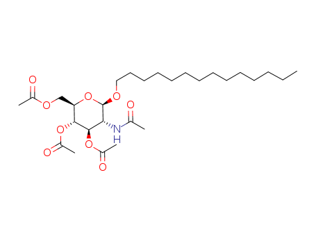 Tetradecyl 2-acetamido-2-deoxy-3,4,6-tri-O-acetyl-beta-D-glucopyranoside
