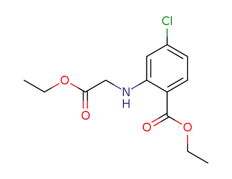 ethyl N-[5-chloro-2-(ethoxycarbonyl)phenyl]glycinate