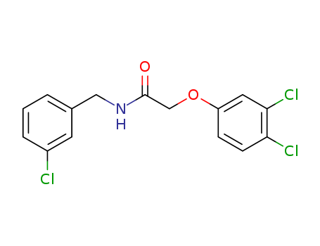 Acetamide,N-[(3-chlorophenyl)methyl]-2-(3,4-dichlorophenoxy)- cas  15422-28-3