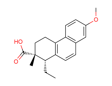 2-Phenanthrenecarboxylicacid, 1-ethyl-1,2,3,4-tetrahydro-7-methoxy-2-methyl-, (1R,2S)-rel-