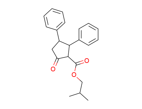 Cyclopentanecarboxylicacid, 5-oxo-2,3-diphenyl-, 2-methylpropyl ester cas  1772-56-1