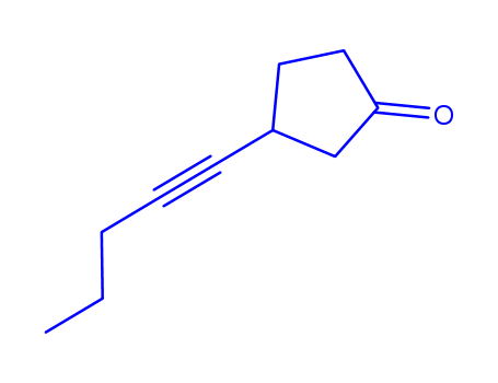 Cyclopentanone,3-(1-pentyn-1-yl)-