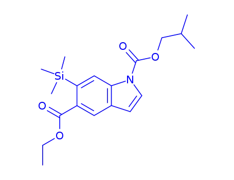 5-에틸 1-이소부틸 6-(트리메틸실릴)인돌-1,5-디카르복실레이트