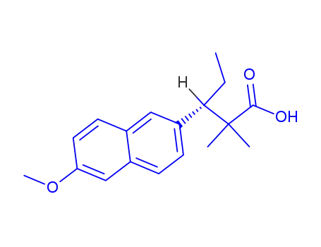 (<i>S</i>)-2.2-dimethyl-3-(6-methoxy-naphthyl-(2))-valeric acid