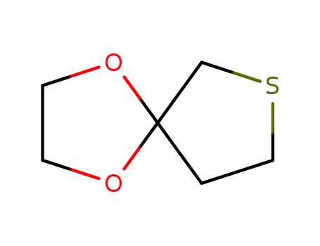Molecular Structure of 176-35-2 (1,4-Dioxa-7-thiaspiro[4.4]nonane)