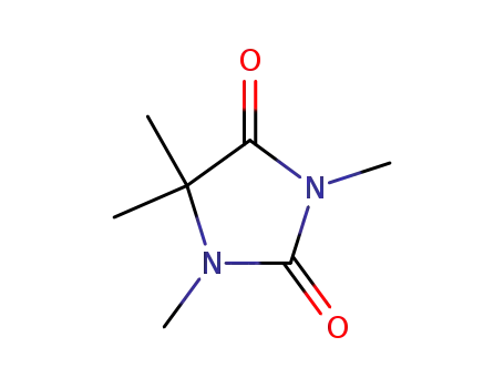 Molecular Structure of 15414-89-8 (1,3,5,5-tetramethylimidazolidine-2,4-dione)