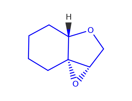 Molecular Structure of 152886-21-0 (5H-Oxireno[c]benzofuran,  hexahydro-,  (1a-alpha-,3a-alpha-,7aS*)-  (9CI))