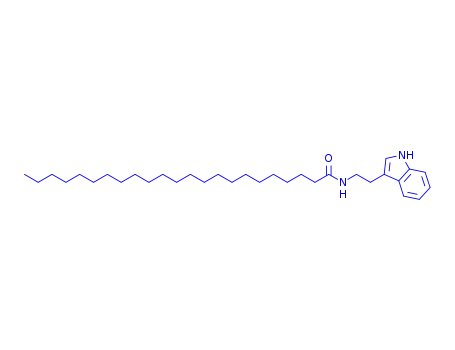 Molecular Structure of 152766-93-3 (TRICOSANOIC ACID TRYPTAMIDE)