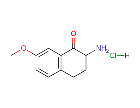 1(2H)-Naphthalenone,2-amino-3,4-dihydro-7-methoxy-, hydrochloride (1:1)