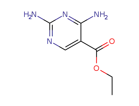 Molecular Structure of 15400-54-1 (ETHYL 2,4-DIAMINO-PYRIMIDINE-5-CARBOXYLATE)