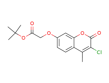 1,1-Dimethylethyl 2-[(3-chloro-4-methyl-2-oxo-2H-1-benzopyran-7-yl)oxy]acetate